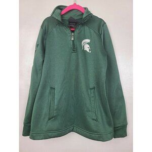 Campus Den Michigan State College Kids Boys Green Pullover Sweatshirt Size S-8